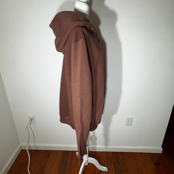 NWT London Peter Werth Brown Pullover Hooded Sweatshirt - Small and Medium - Picture 5 of 9